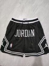 Jordan JUST DON Classic Black Mesh Pockets Shorts - $31.20