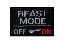 Beast Mode on Hook Fastener Patch (3.0 X 2.0-BMP-2) - £8.02 GBP