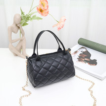 Rhombus Portable Embroidered Bag Ladies Handbags Women&#39;s Bag Women&#39;s Casual Shou - £23.89 GBP