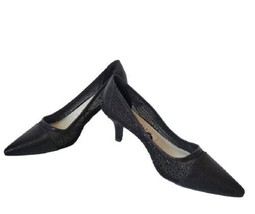 Anne Klein iflex Comfort Pumps Kitten Heal Sparkle Rhinestones Evening Shoes 7.5 - £31.81 GBP