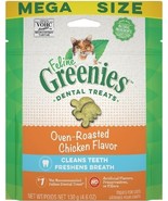 Greenies Feline Natural Dental Treats Oven Roasted Chicken Flavor - 4.6 oz - £10.26 GBP