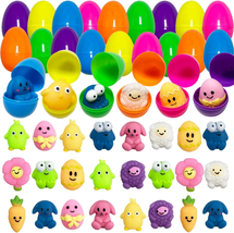 24 Pack Plastic Prefilled Easter Eggs with Easter Mochi - £14.38 GBP