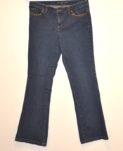 Michael Kors Women&#39;s Bootcut Studded Blue Jeans Size 10 - £11.01 GBP