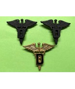 VIETNAM WAR ERA, DENTAL, MEDICAL, OFFICER, COLLAR DEVICES, GROUP OF 3, H... - $13.64 CAD