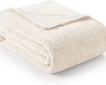 Snuggle Sac Buttery Ivory Throw Blanket For Couch: 50 X 60 Inches,, And ... - £51.07 GBP