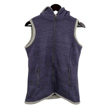 Kuhl Purple Alska Full Zip Hooded Vest Jacket Women Size Small - £26.03 GBP