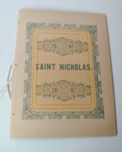 1847 Saint Nicholas Santa Claus Twas the Night Before Christmas Facsimile - £22.89 GBP