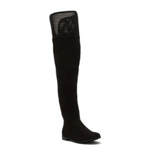Call It Spring Womens Travisano Black Nubuck Suede Boots Sz 5M Knee High Nib - £15.97 GBP