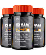3 Pack Raw Power XL Pills, Maximize Energy, Vitality &amp; Stamina 180 Capsules - $96.99