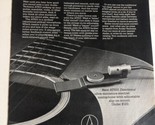 Vintage Audio Technica microphone Print Ad Advertisement PA4 - $6.92