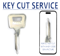 KEY CUT SERVICE + Porsche / Audi PO5 Mechanical STEEL Key ( JMA PO-HC ) - $21.99