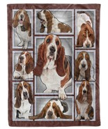 Basset Hound Dog Blanket Fleece Cute Puppy Pet Lover Sofa Blanket Christ... - $58.36+