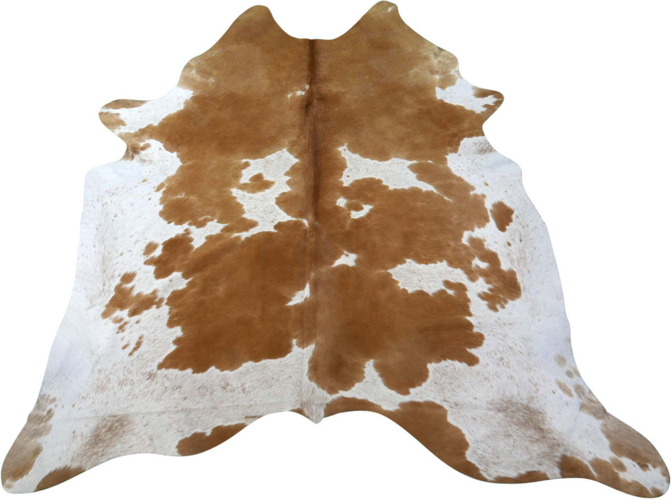 Primary image for Brown and White Cowhide Rug Size: 6.7 X 6.5' Brown & White Hide Skin Rug M-283