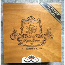 Don Pepin Garcia Series JJ Wooden Cigar Box 6 5/8x 6 7/8 x 2 3/4 Nice! - $8.95