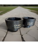 2pcs 1&quot; Dr. Jumbo Shallow Impact Socket 100mm &amp; 105mm 6 Point Cr-Mo Sock... - $1,863.74 MXN