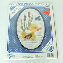 Kits For Kids Counted Cross Stitch The New Berlin Co Swimming Duck  in F... - $17.81