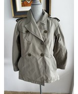 Brunello Cucinelli Army Green Double Breasted Utility Jacket sz 44 M 8  ... - £626.84 GBP