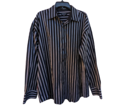 KOMAN Sport Long Sleeve Shirt Sz 2XL, Black With Silver Stripes - £15.04 GBP