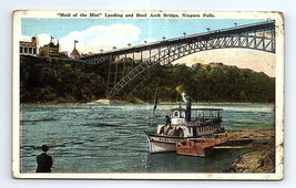 Maid Of The Mist Landing Steel Arch Bridge Niagara Falls New York Cartolina - $69.03