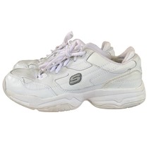 Skechers Slip Resistant Leather Athletic Work Shoes Sneakers SN76340 Women&#39;s 9 - £18.16 GBP