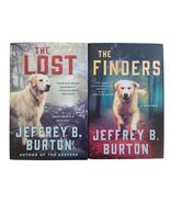 The Lost The Finders Jeffrey B Burton Mace Reid K9 Mystery Books Set of 2 - $34.68 CAD