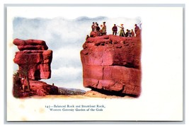 Balanced &amp; Steamboat Rock Colorado Springs CO UNP Embossed UDB Postcard M17 - £2.97 GBP