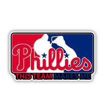 Philadelphia Phillies Drink Logo Baseball Fan Sticker Vinyl Decal (Style... - $4.50+