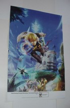 Final Fantasy Crystal Chronicles Crystal Bearers Poster Nintendo Wii Sony TV Ser - £39.61 GBP