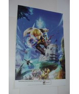 Final Fantasy Crystal Chronicles Crystal Bearers Poster Nintendo Wii Son... - £39.17 GBP