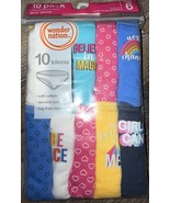 Wonder Nation ~ Girls Tagless 10-Pair Underwear Bikinis Cotton (A) ~ Size 6 - $20.29 CAD