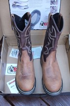 Rocky Branson Roper Aztec Crazyhorse and Brown Mens 11M Leather Work Boots - £116.84 GBP