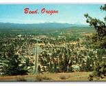 Birds Eye View Bend Oregon OR UNP Chrome Postcard H19 - $2.92