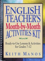 English Teacher&#39;s Month-by-Month Activities Kit Ready-to-Use Lessons Grades 7-12 - £3.60 GBP