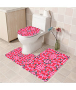 3Pcs/set Alpha Omicron Pi Bathroom Toliet Mat Set Anti Slip Bath Floor C... - £26.08 GBP+