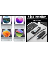 4 in 1 Mac OS Bootable USB Flash Drive Installer Repair Service With Guide - $562.17 MXN