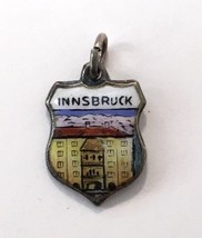 Innsbruck (Austria) 800 Silver &amp; Enamel Vintage Charm - £17.48 GBP