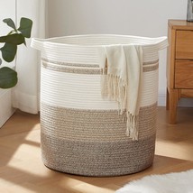 80L Laundry Baskets Hamper With Handles,Decorative Basket For Living Roo... - $47.49