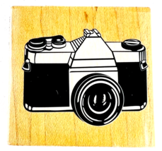 Stampabilities Vintage 35MM Camera Pictures Photography Rubber Stamp - $13.99