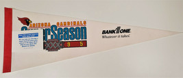 Arizona Cardinals Super Bowl XXX 1995 Bank One Felt Pennant Banner Flag 24&quot; x 9&quot; - £10.28 GBP