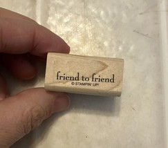 Stampin’ Up! - Love You Much - Friend To Friend -  Dainty Wood Mounted S... - £6.11 GBP