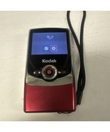 Kodak Zi6 2x Digital Zoom High Definition Pocket Video Camcorder Camera Red - $39.59
