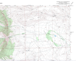 Tolman Flat, Montana 1969 Vintage USGS Topo Map 7.5 Quadrangle Topographic - $23.99