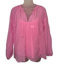 RAG &amp; BONE   Melody Silk-blend Top In Pink Blouse &amp; Cami size XS - £23.42 GBP