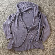 Roz &amp; Ali Plus 3X Open Front Acrylic &amp; Wool Long Sleeve Cardigan - €19,75 EUR