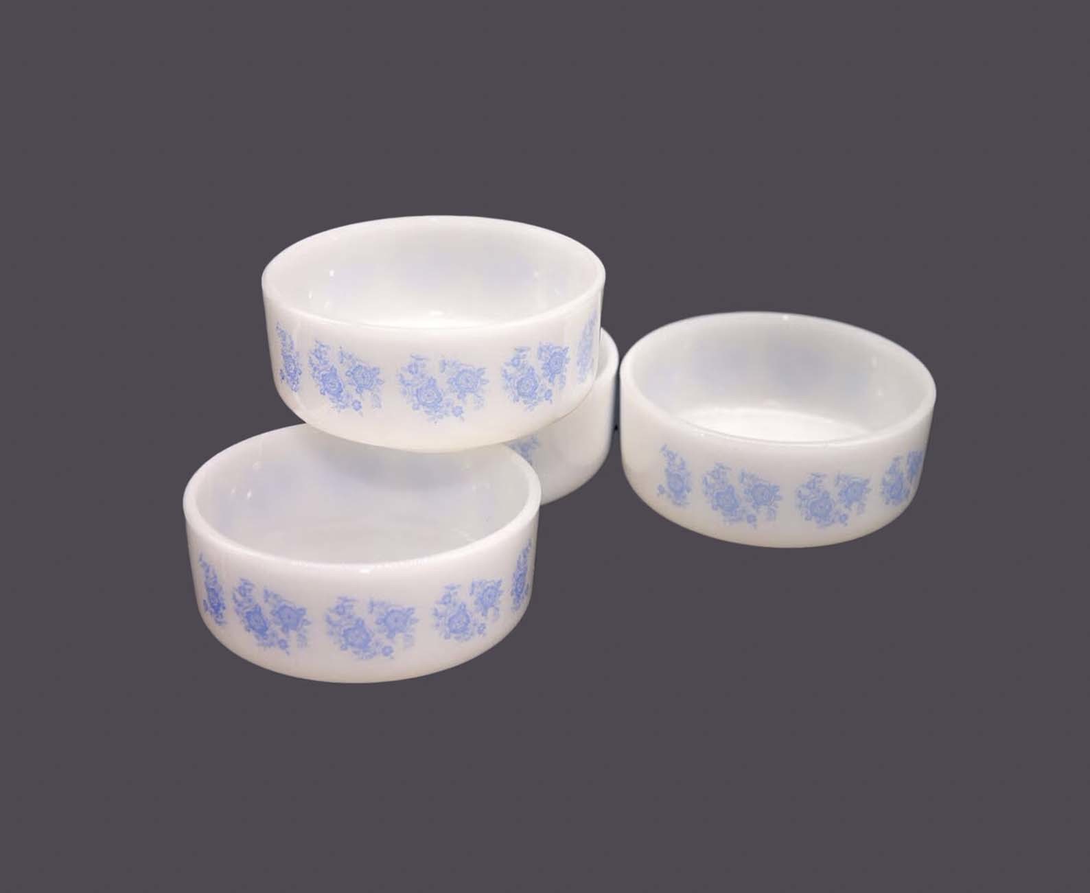 Federal Glass stackable milk glass dessert bowls made in USA. - $49.93 - $62.65