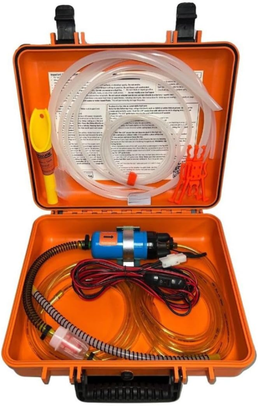 Deway WAYPUMP11 Automatic Fuel Transfer Pump With Nozzle – 12V, Quick Flow Control