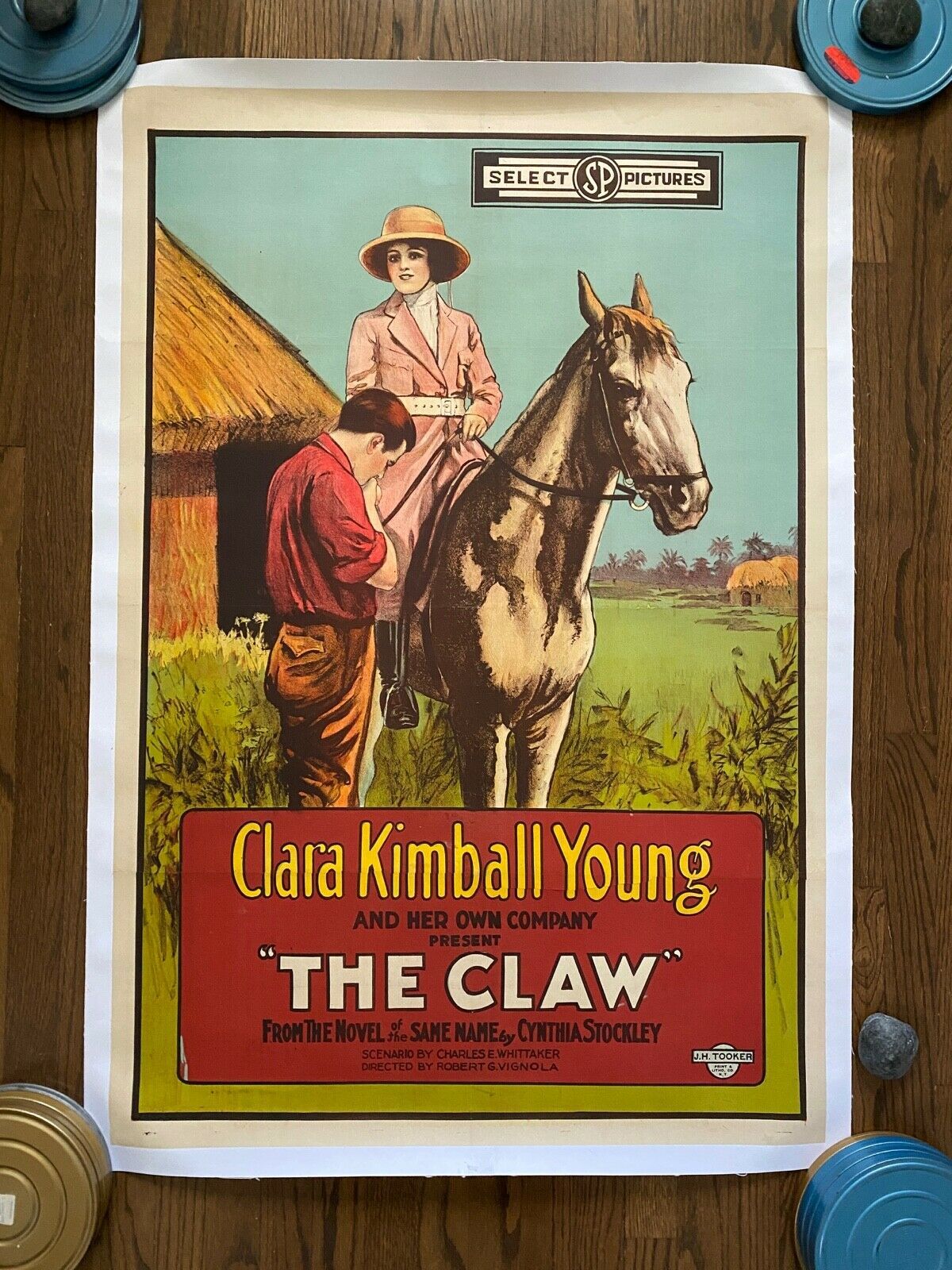 THE CLAW (1918) Clara Kimball Young &amp; Milton Sills African-Set LOST SILE... - $750.00