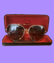 O BY OSCAR DE LA RENTA Sabrina Sunglasses in Silver/Blush NWT MSRP $128 - $59.39