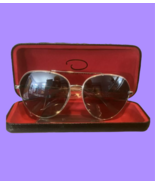 O BY OSCAR DE LA RENTA Sabrina Sunglasses in Silver/Blush NWT MSRP $128 - £46.59 GBP
