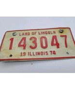 1975 Illinois motorcycle license plate #143047 Harley Panhead Servicar S... - $29.00